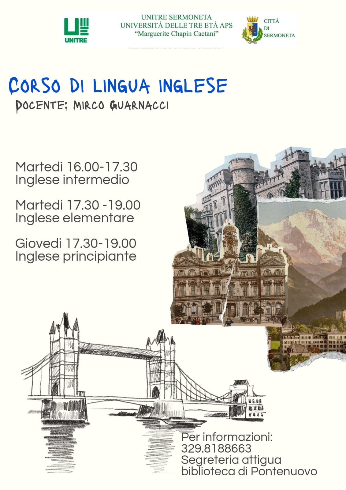 Unitre Sermoneta - Università delle Tre Età APS
