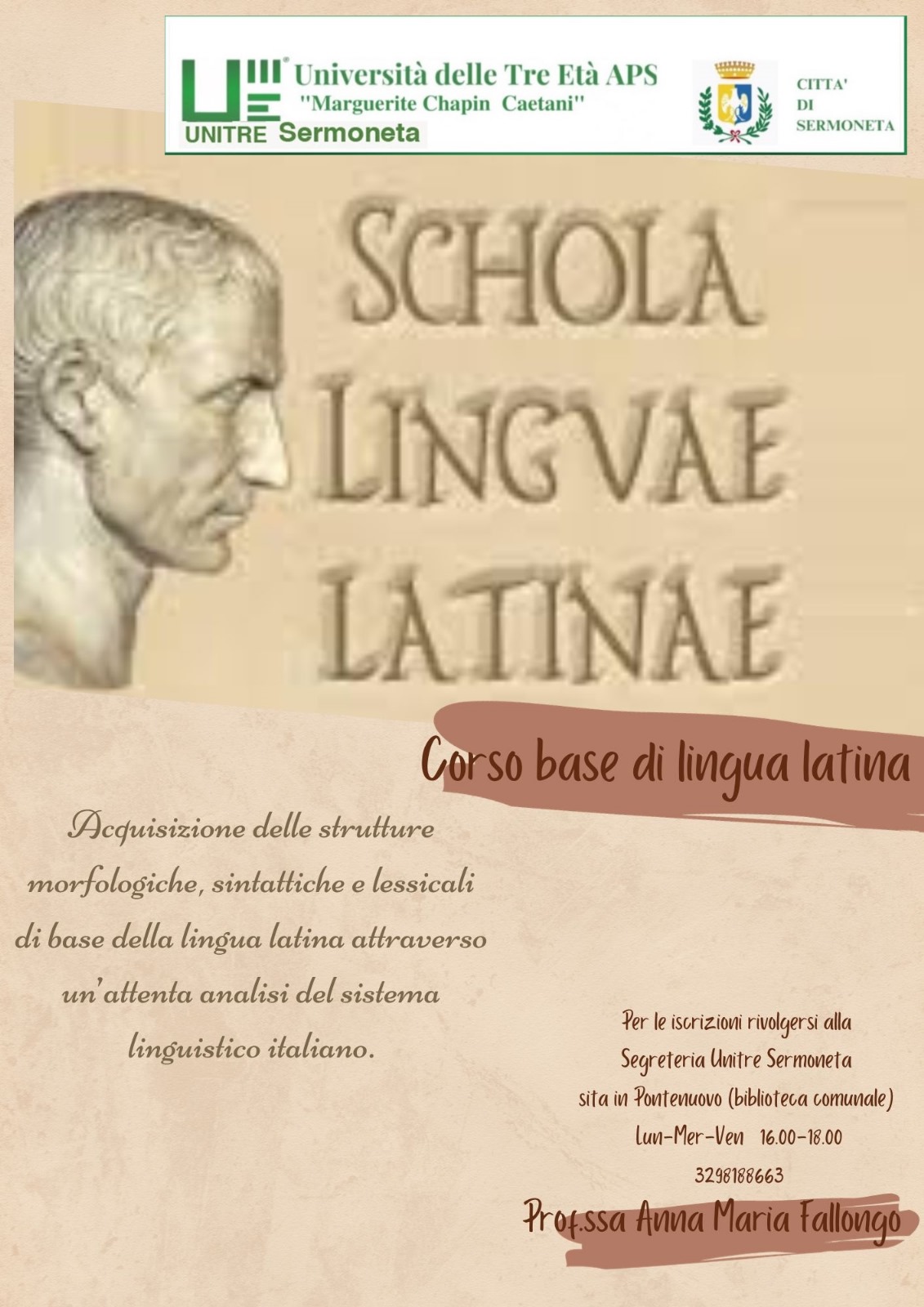 Unitre Sermoneta - Università delle Tre Età APS
