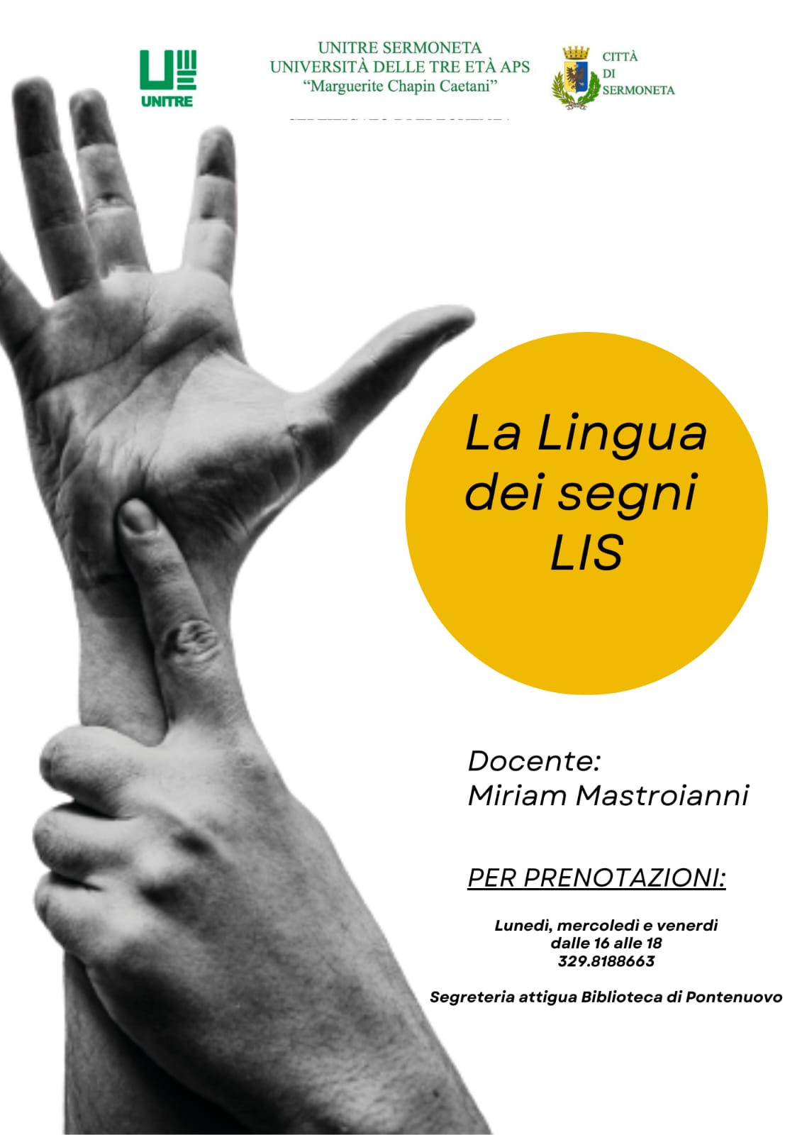 Unitre Sermoneta - Università delle Tre Età APS
